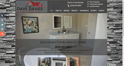 Desktop Screenshot of davedaviesconstruction.com