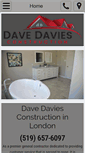 Mobile Screenshot of davedaviesconstruction.com